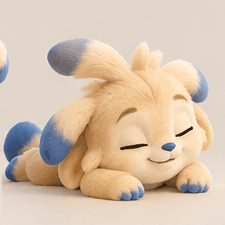 Pimili allongé qui fait une petite sieste